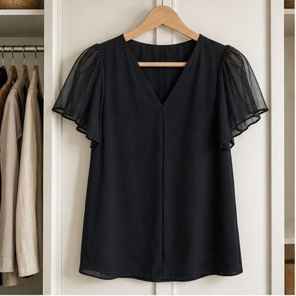 Black Tunic Blouse
